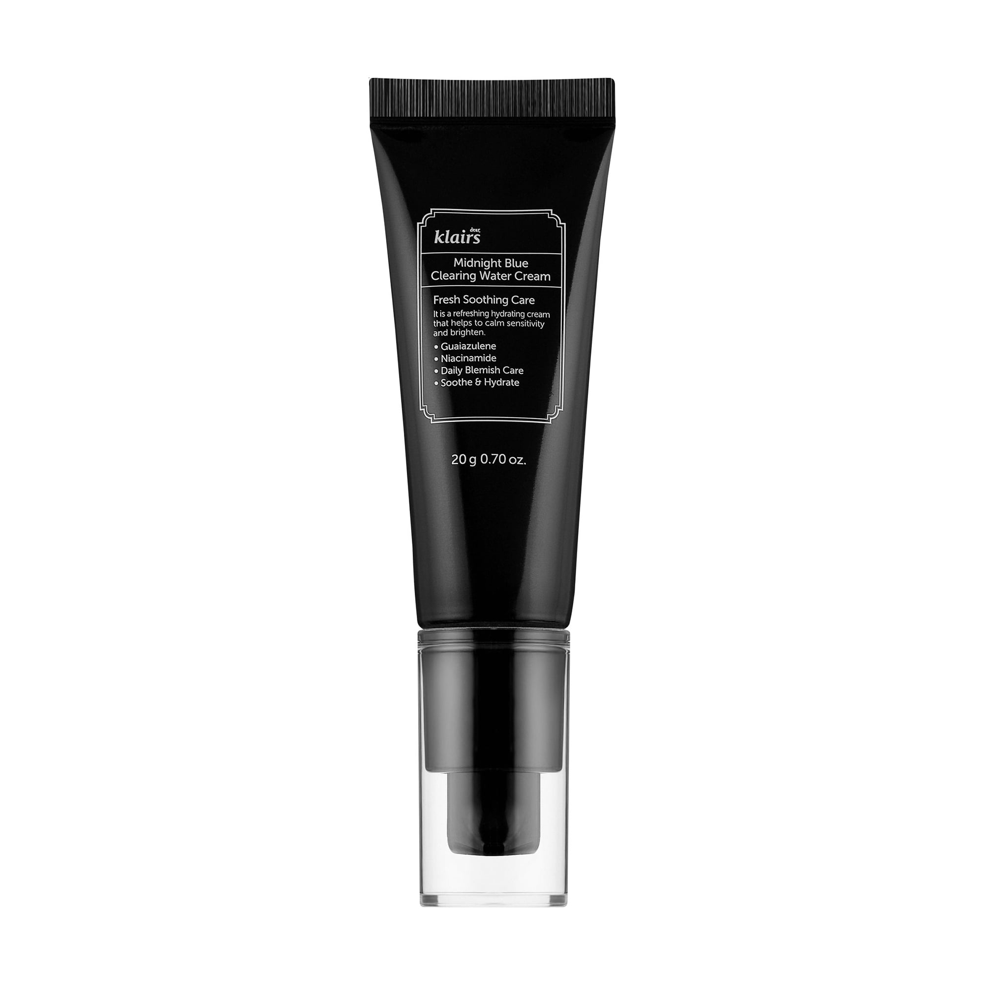 Зволожувальний крем-гель для обличчя Dear Klairs Midnight Blue Clearing Water Cream, 20 г